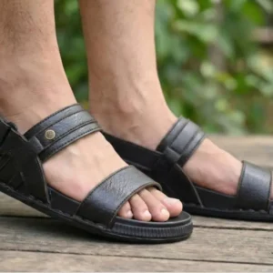 RIKSCLUB ST1123 Black Cushioned Sandals