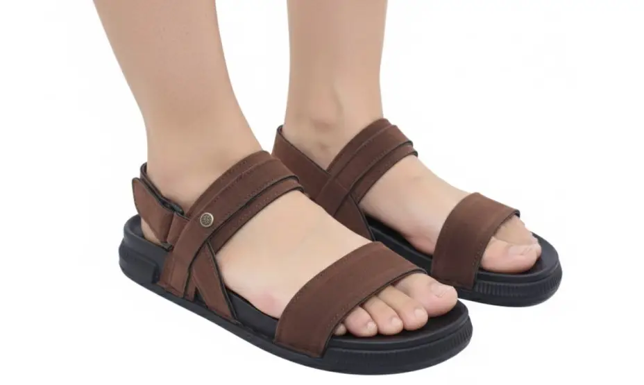 RIKSCLUB ST1123 Brown Cushioned Sandals