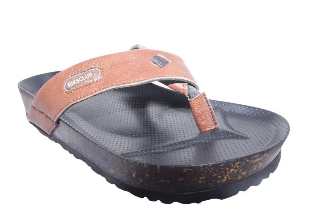 RIKSCLUB ST1120 Tan/Brown Men's Sandals with PU Sole