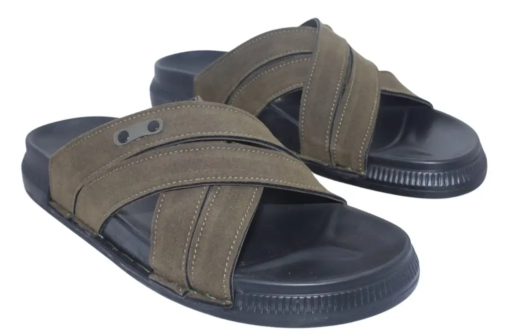 Mens Mehandi Synthetic Suede Leather Sandal ST1111 RiksClub