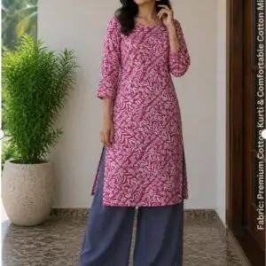 Women single Kurti palazzo set Art No 1115A floral print