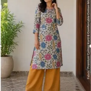 Women single Kurti palazzo set Art No 1118A floral print