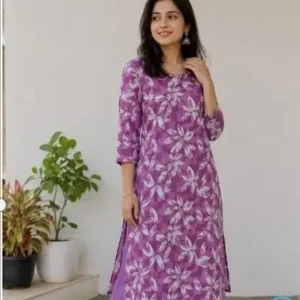 Women single Kurti palazzo set Art No 1111A floral print