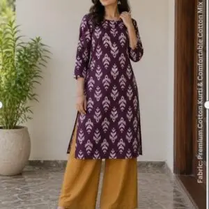 Women single Kurti palazzo set Art No 1113A floral print