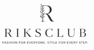 RIKSCLUB logo featuring premium fashion and footwear collections for men and women