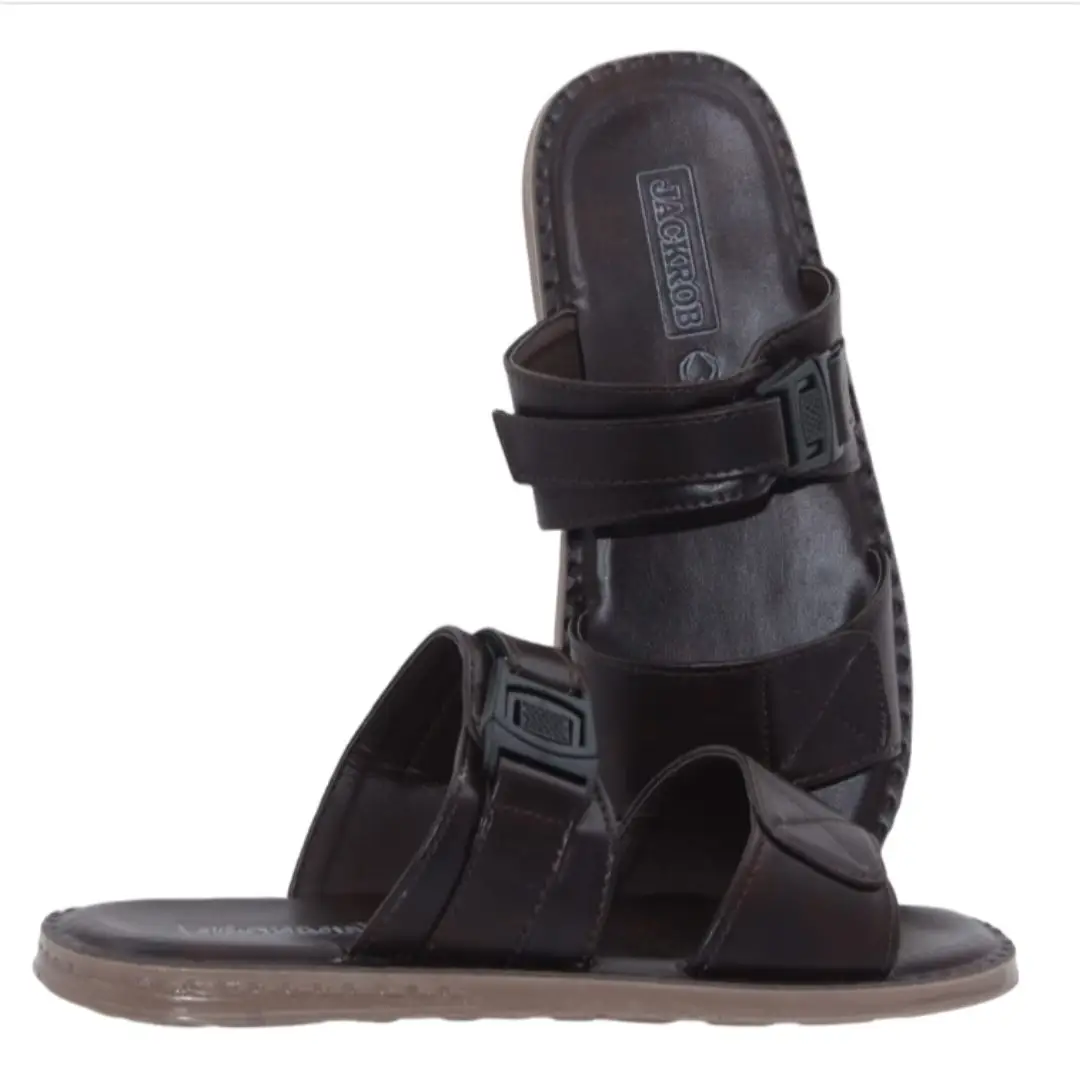 Men's Casual PU Sandal - Buy 2 Pair Offer | Art No. 305 | Brown - Image 3